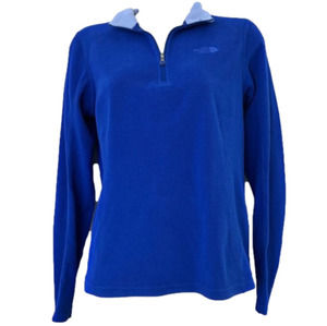 𝅺THE North Face Blue Womens Fleece Pullover Polartec SMALL